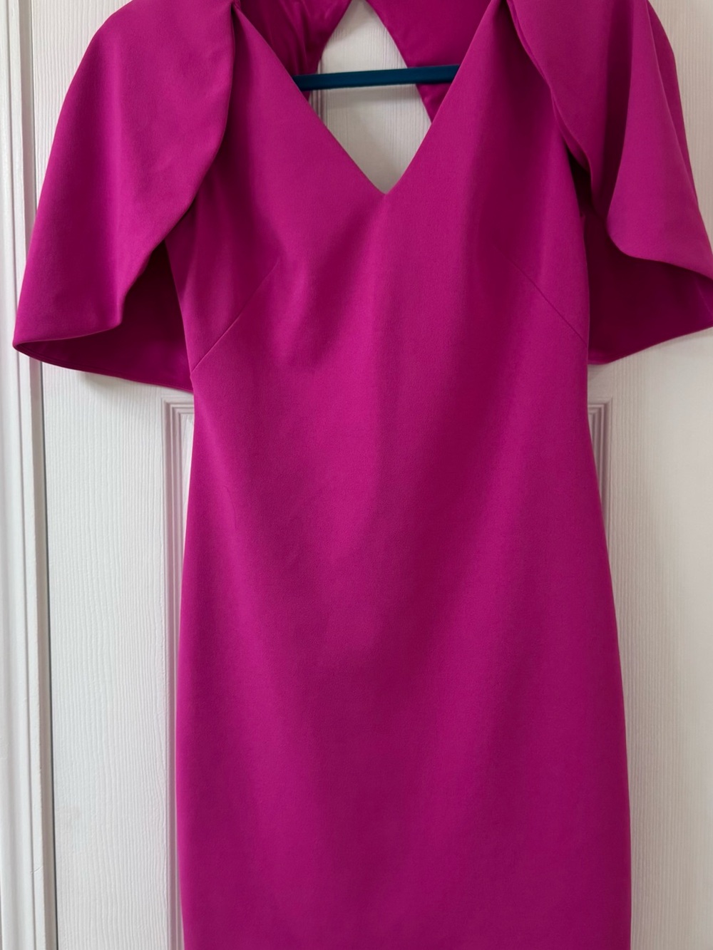 Jessica Howard One-Shoulder Fuchsia Cocktail Dress